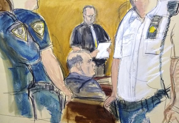 Harvey Weinstein na súde. Foto - tasr/ap