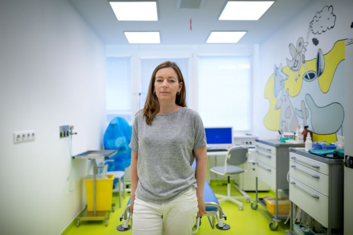 Alexandra Kolenová je prednostkou kliniky detskej hematológie a onkológie v Bratislave. Foto N – Tomáš Benedikovič