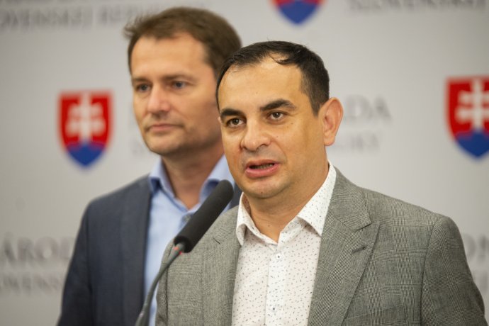 Peter Pollák a Igor Matovič vlani. Foto – TASR