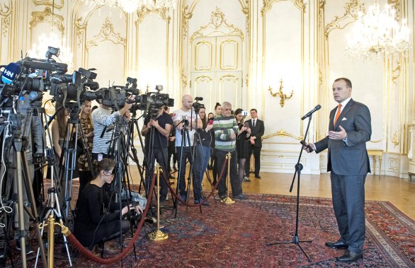 Kollár v Prezidentskom paláci. Foto – TASR
