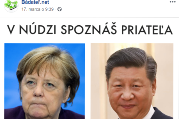 Memečka na podporu Číny sa už šíria aj medzi slovenskými používateľmi, toto vyprodukovala šarlatánska stránka Bádateľ.