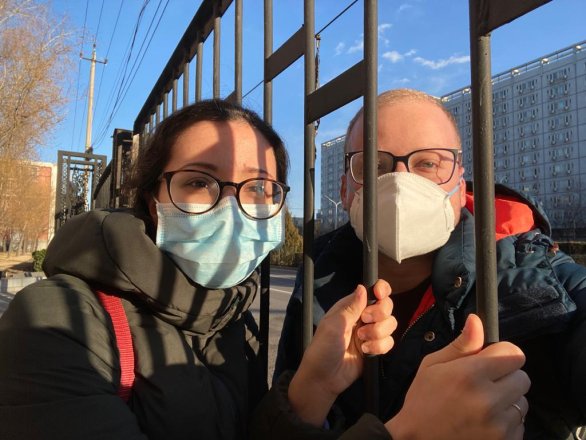 Svoju nemeckú snúbenicu videl naposledy pred mesiacom cez plot univerzitného kampusu. Zdroj - M. G.