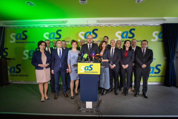 SaS po voľbách v roku 2020. Foto N - Tomáš Benedikovič