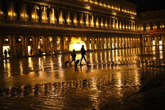 Vyľudnené Benátky. Ilustračné foto – TASR/AP