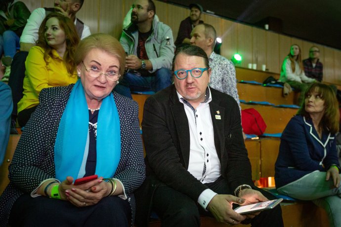 Anna Záborská z Kresťanskej únie a Branislav Škripek. Foto N - Tomáš Benedikovič