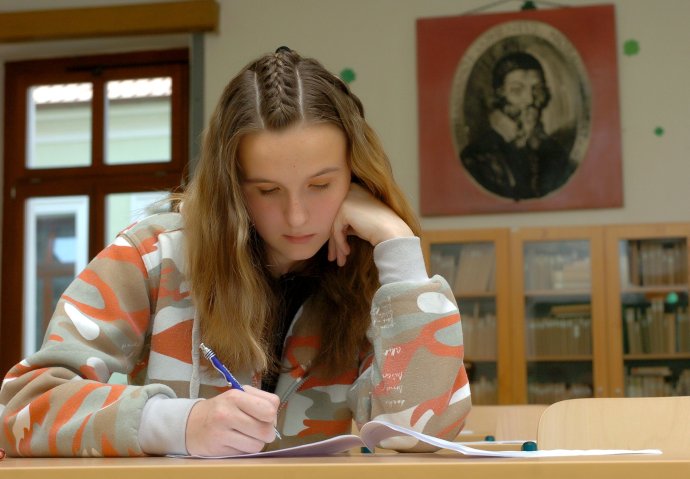 Deviataci budú môcť robiť prijímacie skúšky na stredné školy. Foto - TASR