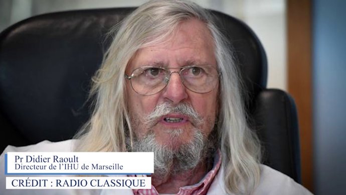 Francúzsky lekár Didier Raoult. Reprofoto - Youtube