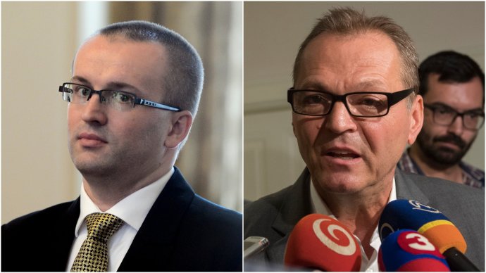 Vladimír Pčolinský a Anton Šafárik. Foto - TASR