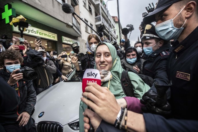 Silvia Romanová po návrate domov. Foto: TASR/AP