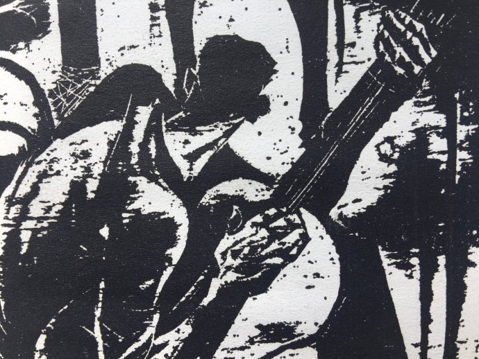 Ilustrácia Teodora Schnitzera v knihe Balada o smutnej kaviarni.