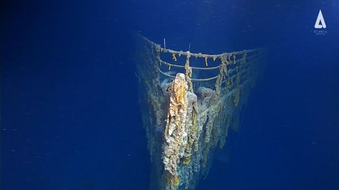 Vrak Titanicu v roku 2019. Foto – TASR/AP