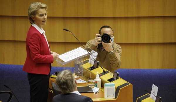 Predsedníčka Európskej komisie Ursula von der Leyenová. Foto - TASR/AP