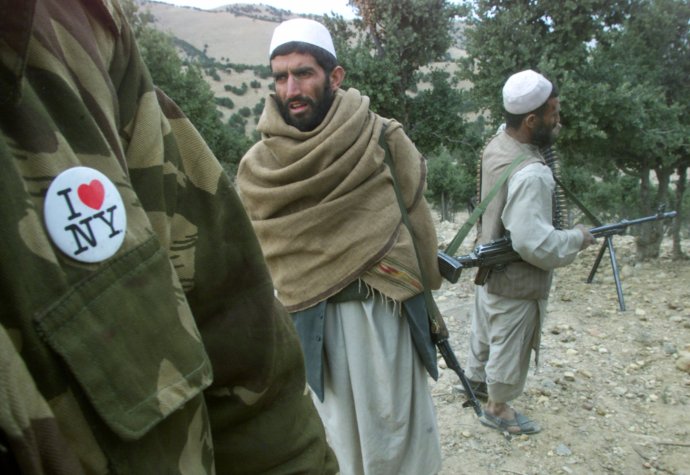 Taliban, ilustračné foto z decembra 2001. Foto - TASR/AP