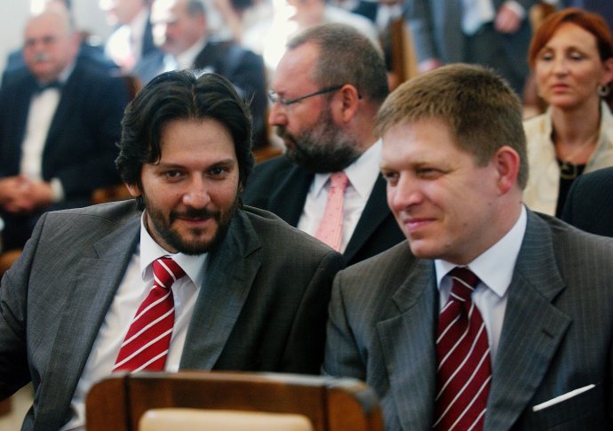 Kaliňák a Fico v roku 2006. Foto - TASR