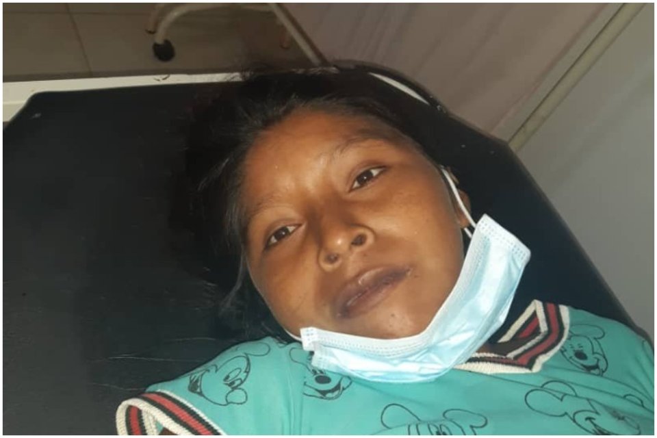 Yolanda Williams po pôrode, počas ktorého venezuelskí lekári zabili jej nenarodené dieťa.