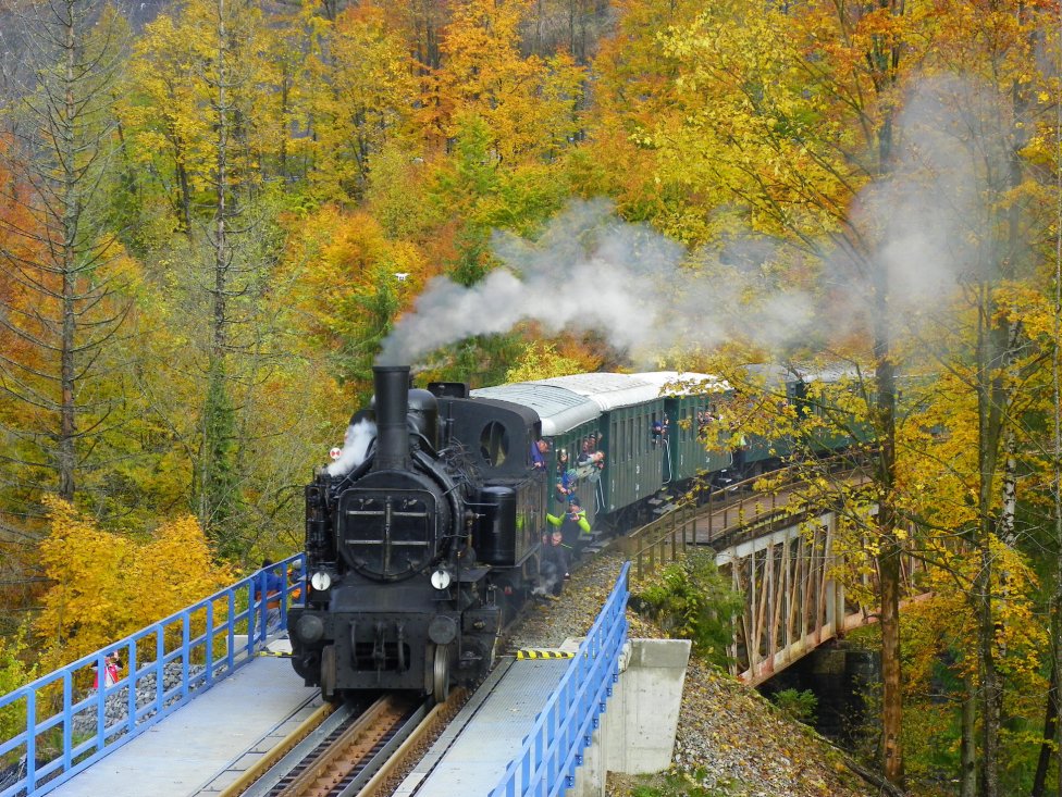 Technickým klenotom NP Muránska planina je ozubnicová železnica z Tisovca do Pohronskej Polhory. Foto - Tomáš Trstenský