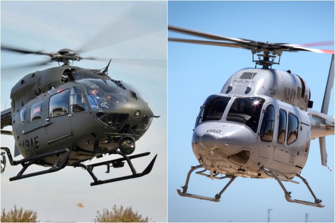 Variantmi, ktoré zvažujú na obrane, sú vrtuľníky Eurocopter UH-72 Lakota a vojenská verzia Bellu 429. Foto - Wikipedia/Navy.gov.au