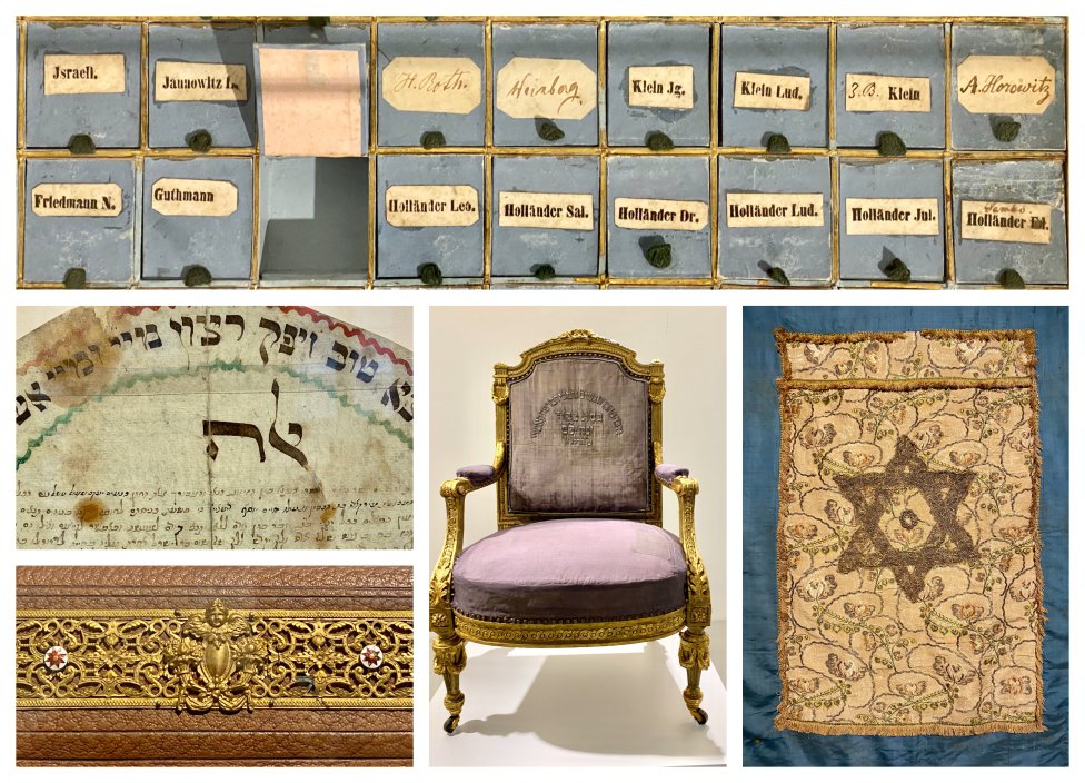 Vzácne exponáty novej výstavy pokladov v Židovskom komunitnom múzeu v Bratislave. Foto N - Mirek Tóda