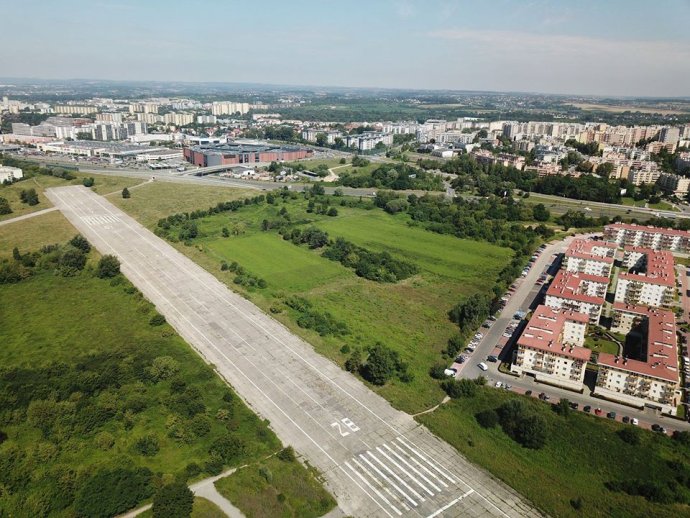 Z bývalého letiska bude veľký park. Foto – Združenie Błonia Czyżyńskie
