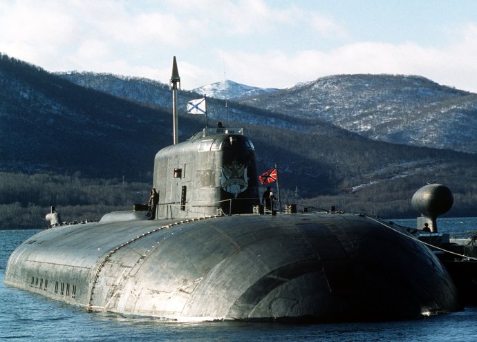 Jadrová ponorka Kurska na archívnej snímke z roku 1999. Foto – TASR/AP