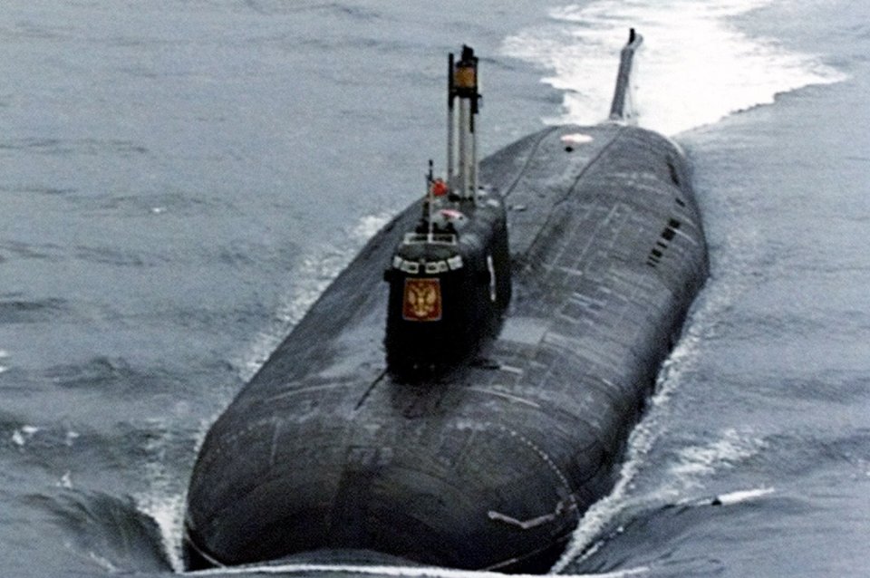 Archívny záber ponorky Kursk. Foto - TASR/AP