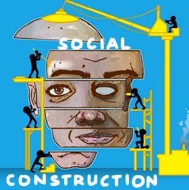 Social Construction. (https://partiallyexaminedlife.com/2019/10/07/ep227-1-social-construction/comment-page-1/, autor ilustrácie: Solomon Grundy)