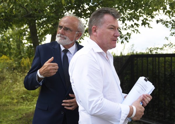 Ján Mičovský a František Oravec. Foto - TASR