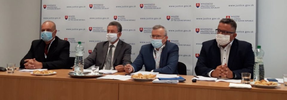 Výberová komisia, zľava: Jozef Šutka, Anton Jaček, Roman Greguš a Jaroslav Macek.