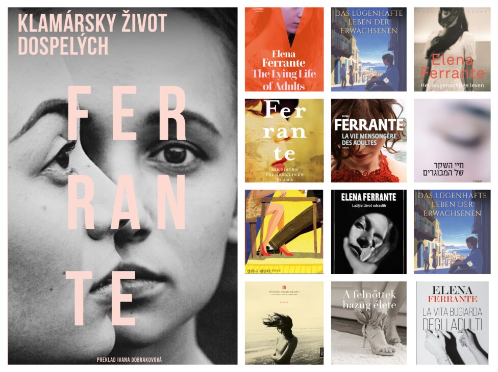 Slovenská verzia nového románu Eleny Ferrante a niekoľko ďalších obálok v iných prekladoch