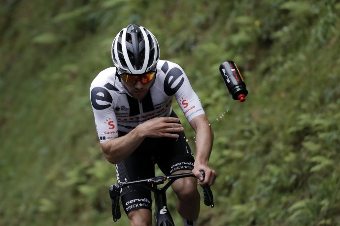 Marc Hirschi v 9. etape Tour. Foto - TASR/AP; Christophe Ena