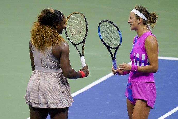 Serena Williamsová (vľavo) a Viktoria Azarenková odohrali veľmi dobrý zápas. tasr/ap