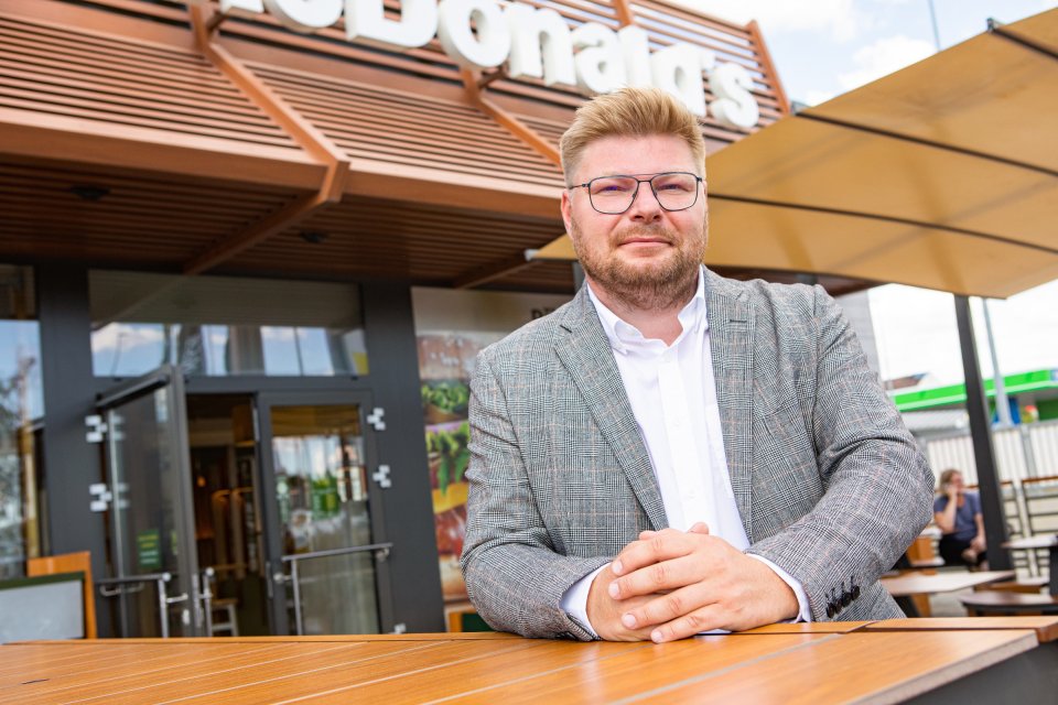 Tomasz Rogacz. Foto - McDonald’s Czech & McDonald’s Slovakia
