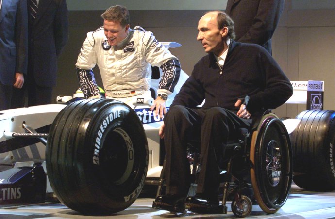 Frank Williams s Ralfom Schumacherom v roku 2000. Foto - archív TASR/AP