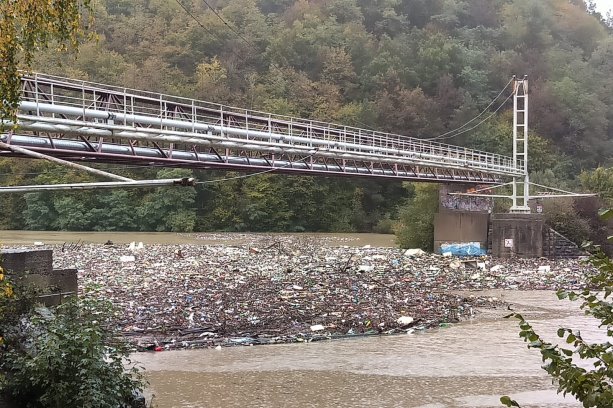 Vodná nádž Ružín pri Margecanoch 13.októbra 2020