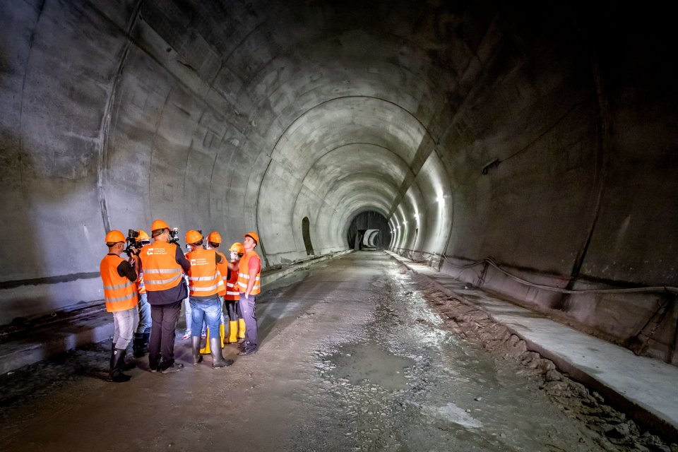 Tunel Višňové, rozostavaný úsek diaľnice D1. Foto N - Tomáš Benedikovič