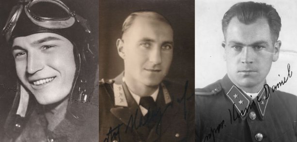 Michal Minka, Ivan Haluzický a Daniel Kunic