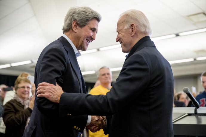 John Kerry a Joe Biden. Foto - TASR/AP
