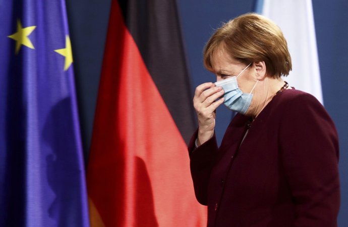 Nemecká kancelárka Angela Merkelová na tlačovej konferencii po summite lídrov krajín G20. Ilustračné foto: TASR/AP