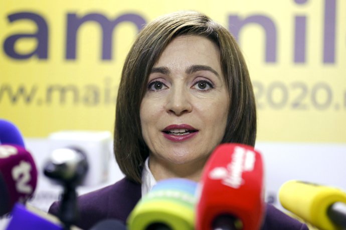 Nová moldavská prezidentka Maia Sandu. Foto - TASr/AP