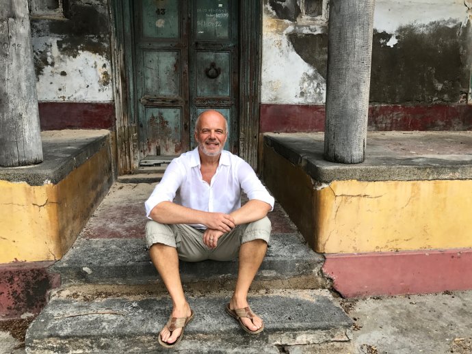 Daniel Ryba v juhovýchodnej Indii, kde strávil niekoľko mesiacov svojho sabatického roka a kam sa od roku 2010 vracia. Foto – archív Daniela Rybu
