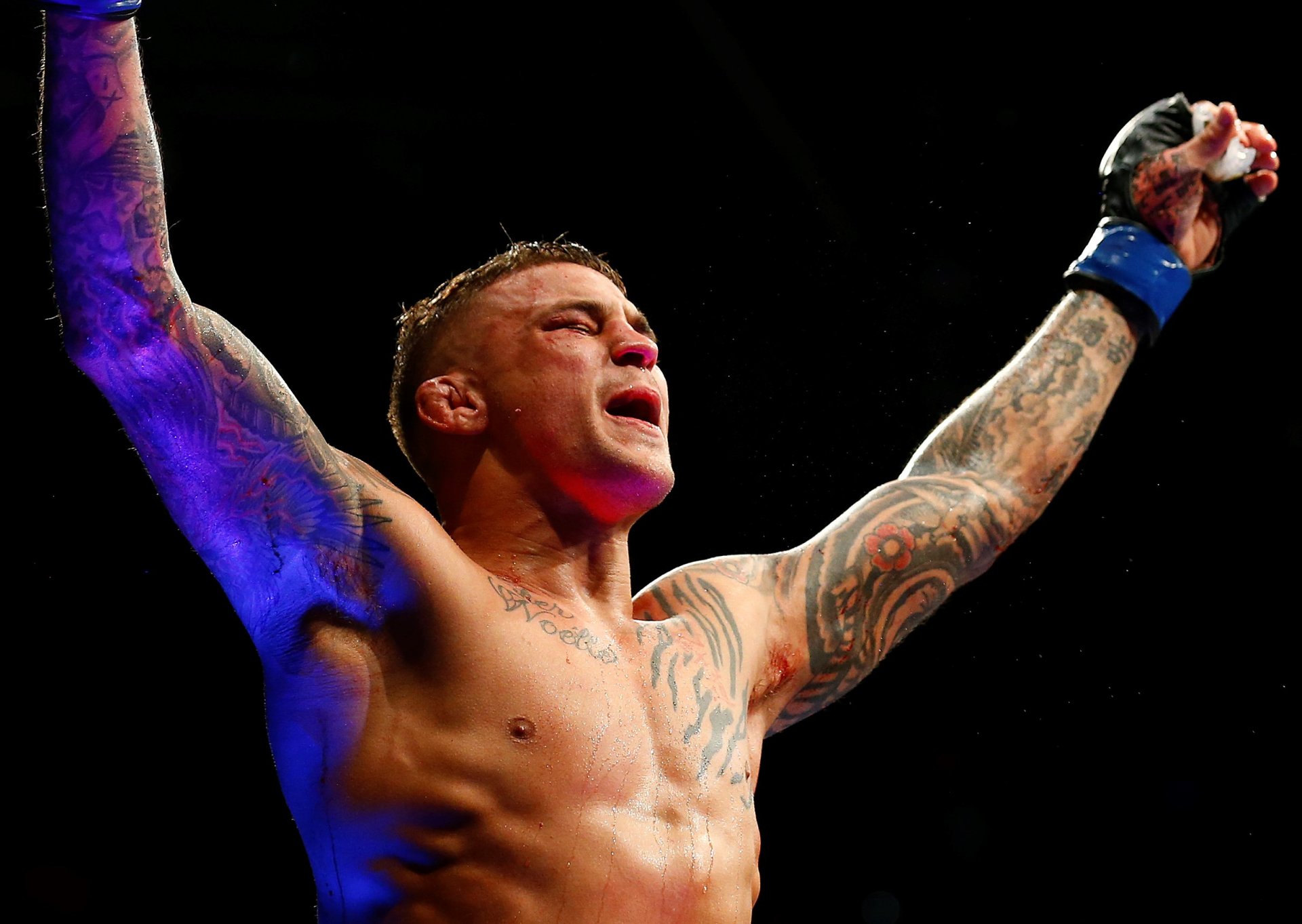Zápasník MMA Dustin Poirier. Foto - TASR/AP