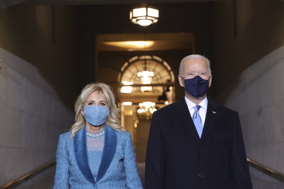 Prezident Biden s manželkou Jill. Foto - TASR/AP