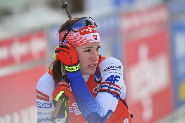 Výraz Paulíny Fialkovej charakterizuje rozpoloženie nášho biatlonu. Zdroj:sport.aktuality.sk