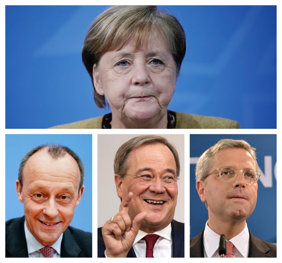 Merz, Laschet alebo Röttgen? CDU si vyberie za svojho nového lídra jedného z nich. Foto - TASR/AP