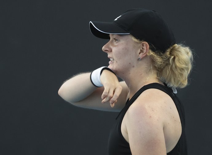 Francescu Jonesovú odrádzali od profesionálneho športu. V utorok nastúpila na grandslamovom turnaji. Foto - TASR/AP