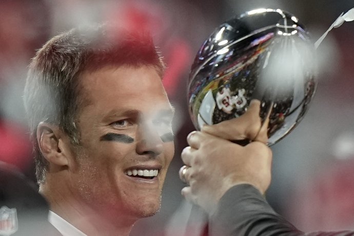 Tom Brady po víťazstve v Super Bowle. Foto - tasr/ap