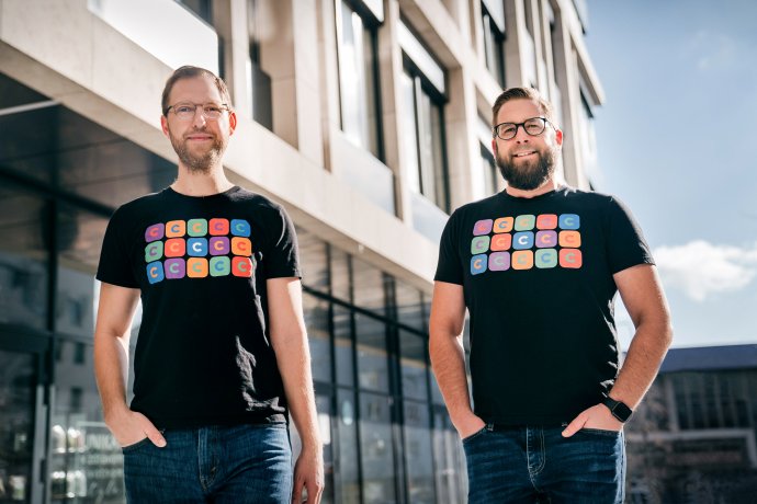 Zakladatelia CloudTalku, vľavo Martin Malych, vpravo Viktor Vanek. Foto - CloudTalk
