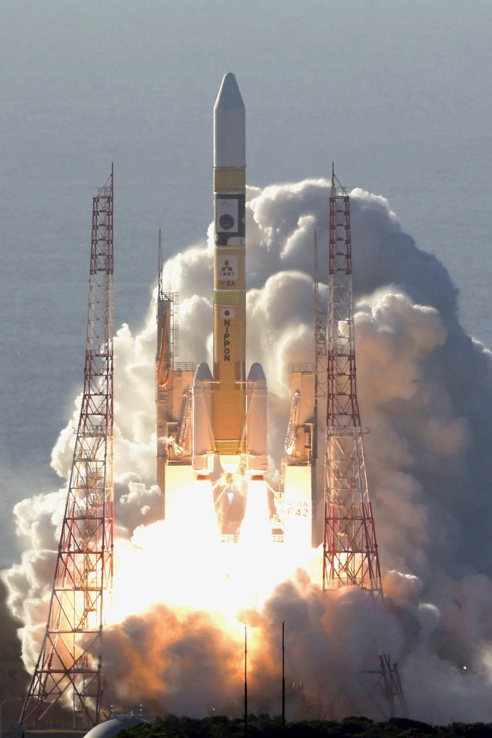 Sonda Amal Spojených arabských emirátov odštartovala z japonského kozmodrómu Tanegašima 20. júla 2020. Zdroj - TASR/AP