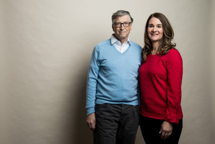 Bill a Melinda Gatesovci. Foto – Washington Post/Daniel Berman