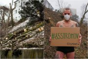 Moderátor Sabo po nahom proteste za vypílené stromy: Prečo treba zelený aktivizmus preniesť na Instagram a Facebook